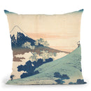 Fuji From Inume Throw Pillow By Katsushika Hokusai