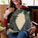 Big Blod Throw Pillow By Kim Haskins