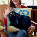 Kit Nap Throw Pillow By Kim Haskins
