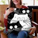 Flash Mogs Throw Pillow By Kim Haskins