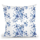 Delft Delight Pattern I Throw Pillow By Kristy Rice