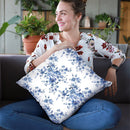 Delft Delight Pattern I Throw Pillow By Kristy Rice