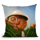 Explorer Throw Pillow By Lucia Heffernan