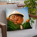 Explorer Throw Pillow By Lucia Heffernan