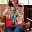 Her Majesty Throw Pillow By Lucia Heffernan