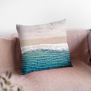 Beach Throw Pillow By Little Pitti