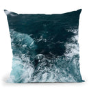 Wave1 Throw Pillow By Little Pitti