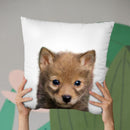 Baby Wolf Lp Throw Pillow By Little Pitti