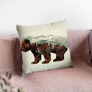 Bear Lp Throw Pillow By Little Pitti