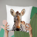 Baby Zebra Lp Throw Pillow By Little Pitti