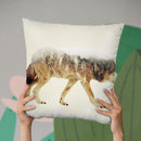 Wolf Lp Throw Pillow By Little Pitti