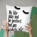 Lashes 4 Throw Pillow By Little Pitti