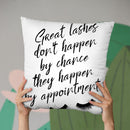 Lashes 5 Throw Pillow By Little Pitti