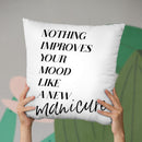 Manicure Throw Pillow By Little Pitti