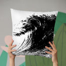 Wave Throw Pillow By Little Pitti