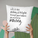 Life Is Like Throw Pillow By Little Pitti