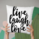 Live Laugh Love Throw Pillow By Little Pitti