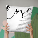 Love Is Patient Throw Pillow By Little Pitti