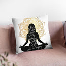 Yoga Throw Pillow By Little Pitti