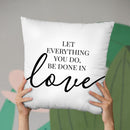 Done In Love Throw Pillow By Little Pitti