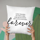 Give Thanks To The Lord Throw Pillow By Little Pitti
