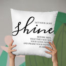 Let Your Lightine Throw Pillow By Little Pitti
