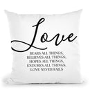 Love Bears All Things Throw Pillow By Little Pitti