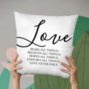 Love Bears All Things Throw Pillow By Little Pitti