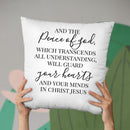 Peace Of God Throw Pillow By Little Pitti
