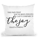The Joy Throw Pillow By Little Pitti