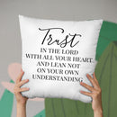Trust Throw Pillow By Little Pitti