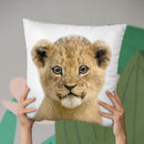 Baby Lion Throw Pillow By Little Pitti