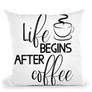 Life Begins Throw Pillow By Little Pitti