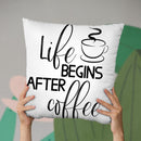 Life Begins Throw Pillow By Little Pitti