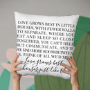 Love Grows Best Throw Pillow By Little Pitti