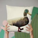 Mallard Duck Throw Pillow By Little Pitti
