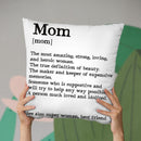 Mom Quote Throw Pillow By Little Pitti
