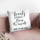 Beauty Come From Inside Throw Pillow By Little Pitti