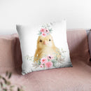 Flower Chick Throw Pillow By Little Pitti