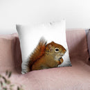 Squirrel Throw Pillow By Little Pitti