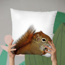 Squirrel Throw Pillow By Little Pitti