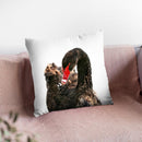 Swan Throw Pillow By Little Pitti