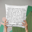 I Love You The Most Throw Pillow By Little Pitti