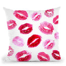 Kisses Ii Throw Pillow By Little Pitti