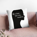 Life Isort Throw Pillow By Little Pitti
