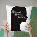 Life Isort Throw Pillow By Little Pitti