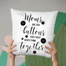Moms Are Like Buttons Throw Pillow By Little Pitti