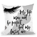 My Life May Not Be Perfect Throw Pillow By Little Pitti