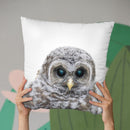 Baby Owl Lp Throw Pillow By Little Pitti