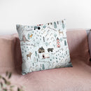 World Traveler Pattern Vi Throw Pillow By Laura Marshall
